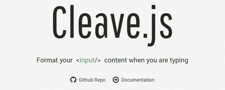 Cleave.js format input