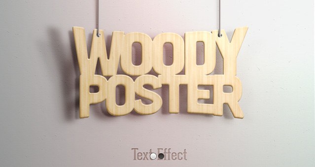 Woody Text Effect